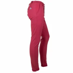 BLAGGIO Pantalon chino coton stretch revers fermeture éclair tenali Homme ROUGE FONCE Outlet