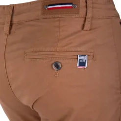 BLAGGIO Pantalon chino coton stretch revers fermeture éclair tenali Homme Outlet