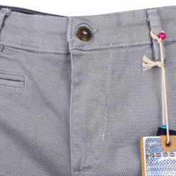 BLAGGIO Pantalon chino imprimé coton stretch tamar Homme BLEU Outlet