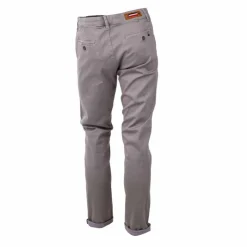 BLAGGIO Pantalon chino imprimé coton stretch tamar Homme GRIS CLAIR Hot