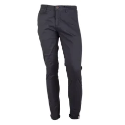 JUST EMPORIO Pantalon chino kewan doux cintré Homme BLEU FONCE Best