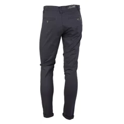 JUST EMPORIO Pantalon chino kewan doux cintré Homme BLEU FONCE Best