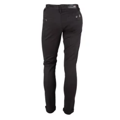 JUST EMPORIO Pantalon chino kewan doux cintré Homme NOIR Best