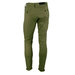 JUST EMPORIO Pantalon chino kewan doux cintré Homme KAKI Best