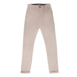 JUST EMPORIO Pantalon chino kewan doux cintré Homme BEIGE Sale