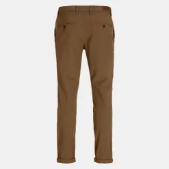JACK & JONES Pantalon chino marco avec ourlets Homme MARRON