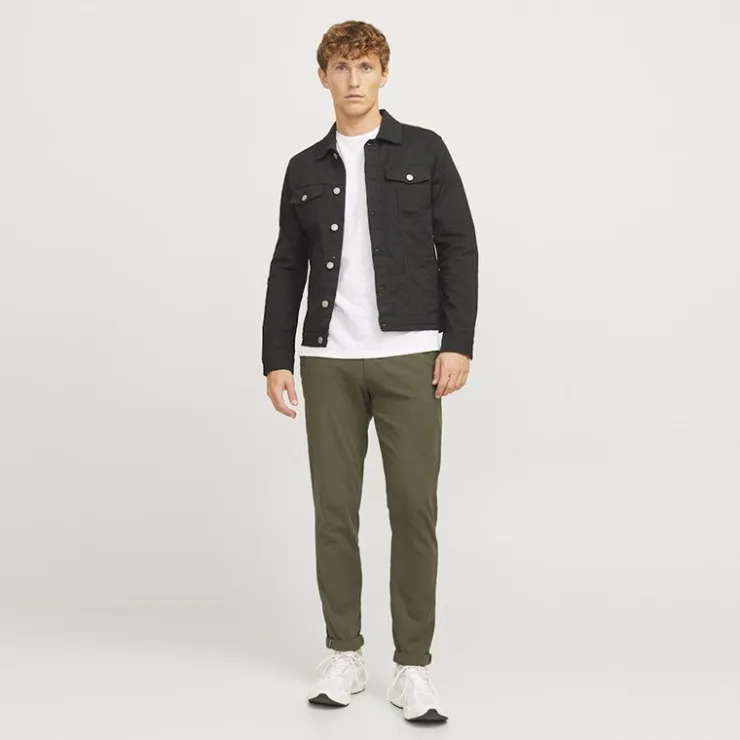 JACK & JONES Pantalon chino Marco slim Homme KAKI Clearance