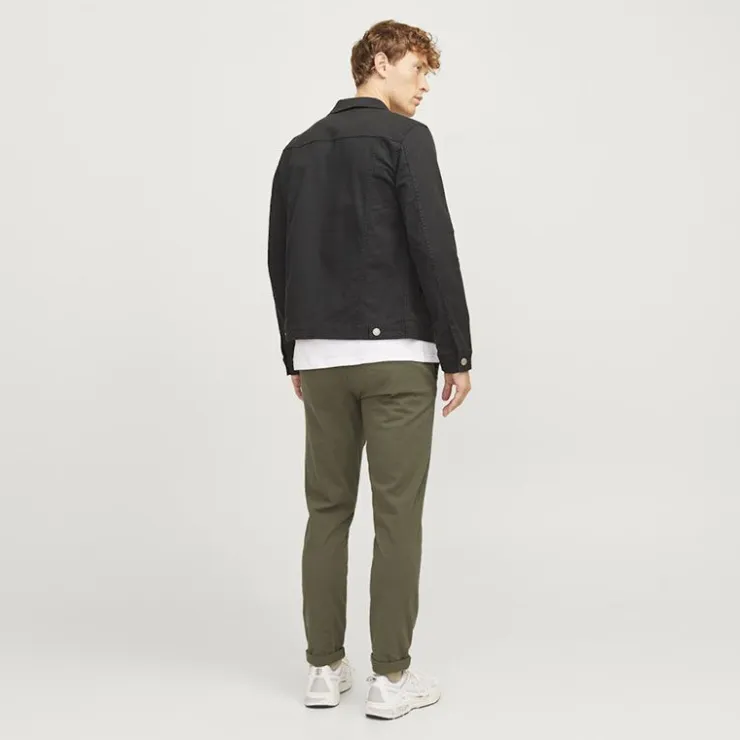 JACK & JONES Pantalon chino Marco slim Homme KAKI Clearance