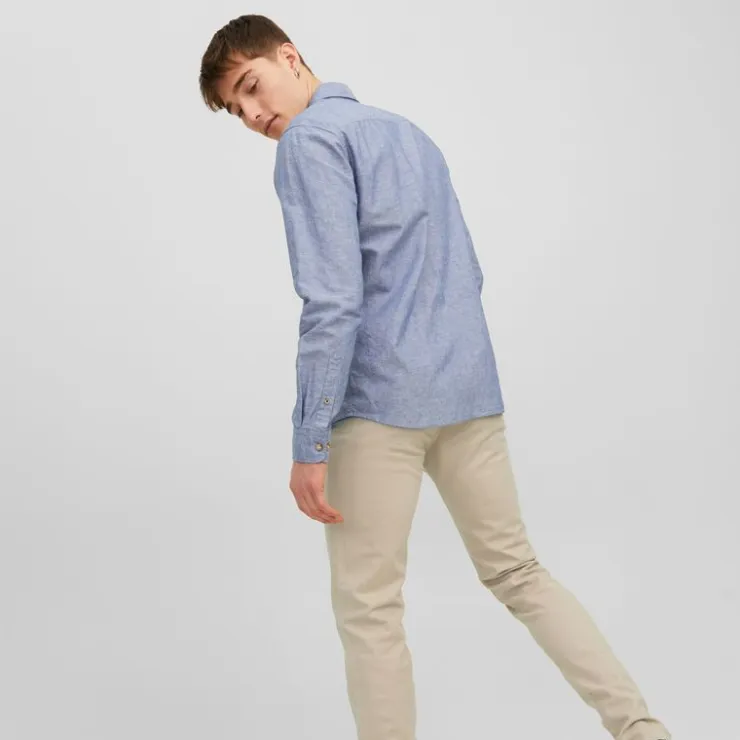 JACK & JONES Pantalon chino Marco slim fit Homme BEIGE Hot