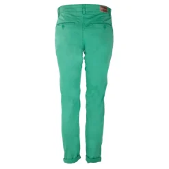 JOSEPH 'IN Pantalon chino pia coton regular Femme VERT Discount