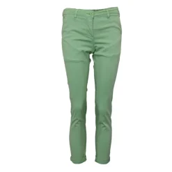 JOSEPH 'IN Pantalon chino pia coton regular Femme VERT CLAIR Discount