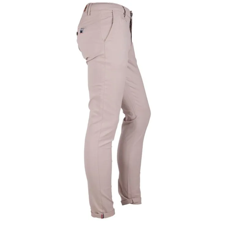 BLAGGIO Pantalon chino uni toscane Homme BEIGE Outlet