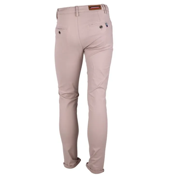 BLAGGIO Pantalon chino uni toscane Homme BEIGE Outlet