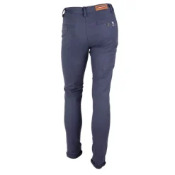 BLAGGIO Pantalon chino uni toscane Homme BLEU FONCE Sale