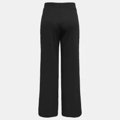 ONLY Pantalon cotelé ceinture élastique magan jambes larges black Femme NOIR Best