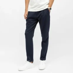 DOCKERS Pantalon coton toile 7/8 coupe carotte Homme BLEU FONCE Outlet