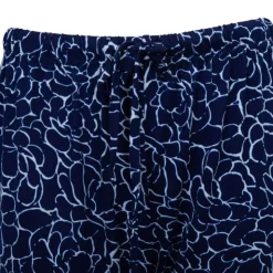 RODIER Pantalon de pyjama avec rose Marjane Femme BLEU ROI Clearance