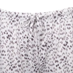 RODIER Pantalon de pyjama imprimé motif Marjane Femme BLANC ECRU Outlet