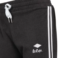 LEE COOPER Pantalon de survet droit bandes blanches pedrita Femme NOIR Discount