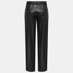 ONLY Pantalon effet faux cuir façon jean Femme NOIR Outlet