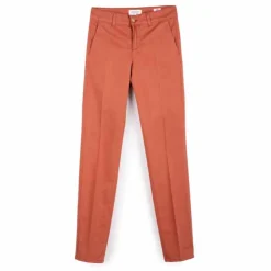 HAPPY Pantalon en toile droit Femme CUIVRE Online