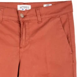 HAPPY Pantalon en toile droit Femme CUIVRE Online