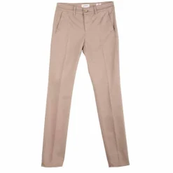 HAPPY Pantalon en toile droit Femme BEIGE Discount