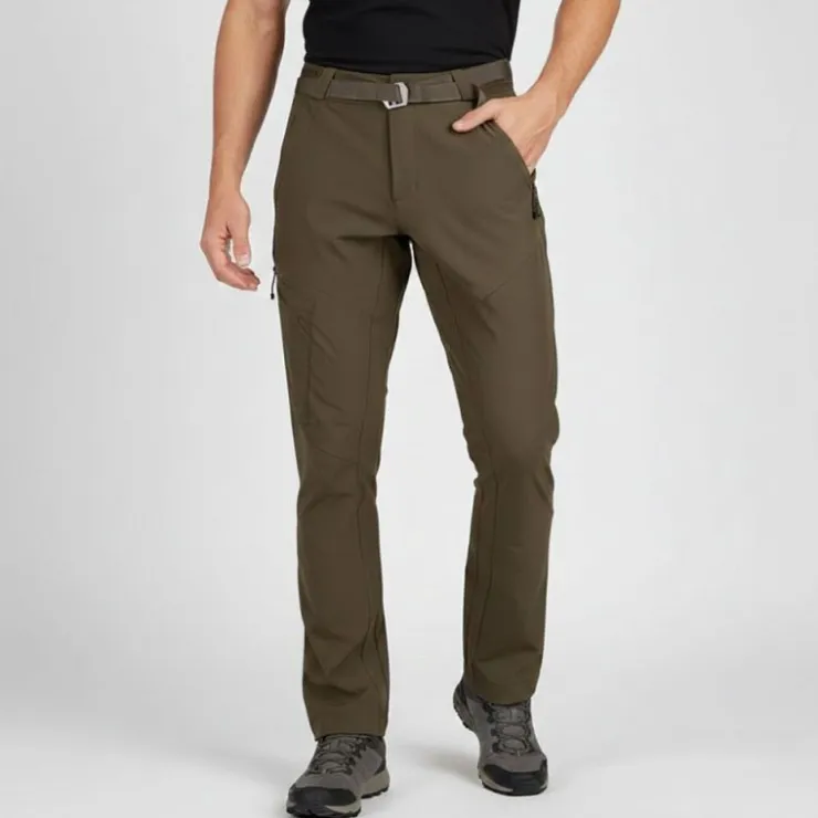 BEST MOUNTAIN Pantalon fin ceinture poche laterale Homme KAKI Outlet