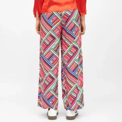 LA PETITE ETOILE Pantalon fluide à motif graphique pozo regular Femme MULTICOLORE Clearance