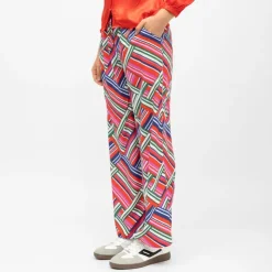 LA PETITE ETOILE Pantalon fluide à motif graphique pozo regular Femme MULTICOLORE Clearance