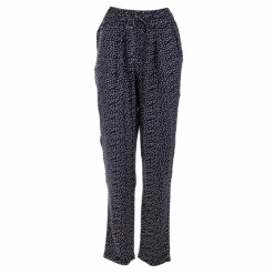 BEST MOUNTAIN Pantalon fluide droit à pois Femme BLEU FONCE Online