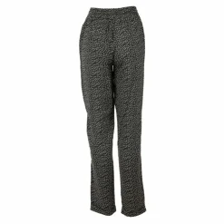BEST MOUNTAIN Pantalon fluide droit à pois Femme VERT FONCE