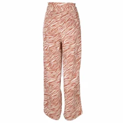 DEELUXE 74 Pantalon fluide imprimé animal Femme MARRON Best
