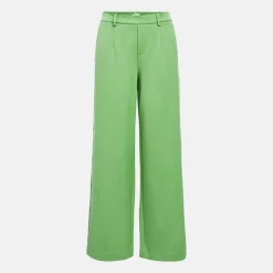 OBJECT Pantalon fluide Lisa vibrant Femme VERT New