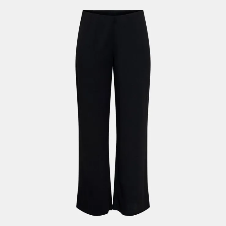 JDY Pantalon geggo fluide élastique Femme NOIR