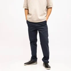 DEELUXE 74 Pantalon idris chino regular Homme BLEU FONCE New