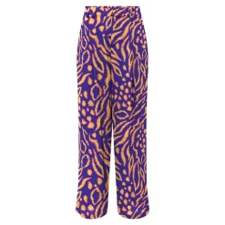 ONLY Pantalon imprimé plantes regular fit Femme BLEU Best