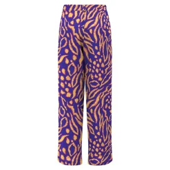 ONLY Pantalon imprimé plantes regular fit Femme BLEU Best