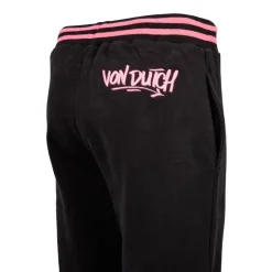 VON DUTCH Pantalon jogging et rose Femme NOIR Sale