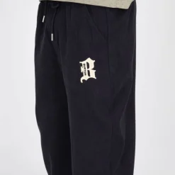 BURTON OF LONDON Pantalon jogging velours zakaria Homme BLEU FONCE Hot