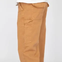 PANAME BROTHERS Pantalon large coton stretch jack Homme MARRON