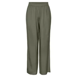 PIECES Pantalon large fluide Femme KAKI Clearance