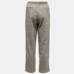 IMPERIAL Pantalon élastique à carreaux Femme BEIGE Online