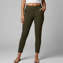 VERO MODA Pantalon élastique lucca loose fit Femme KAKI Discount
