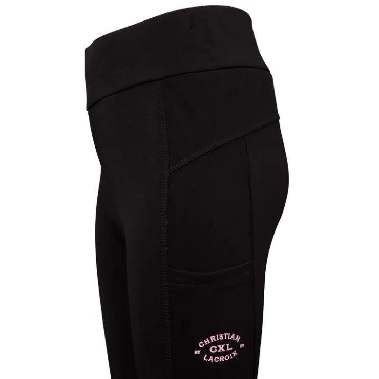 CXL BY CHRISTIAN LACROIX Pantalon legging sport couleur uni stretch Enfant NOIR Hot
