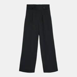 VERO MODA Pantalon loose fit élastique May Femme NOIR Clearance