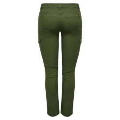 ONLY Pantalon Mobyli cargo slim coton Femme KAKI Clearance