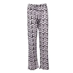 RODIER Pantalon pyjama en tissu à fleurs roses marjane Femme NOIR Online