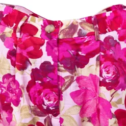 LA PETITE ETOILE Pantalon regular fleurs Posie Femme ROSE Discount