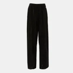 DEELUXE 74 Pantalon rivia black à rayures fines Femme NOIR